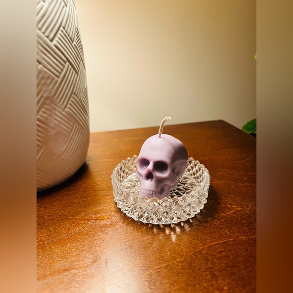 Handmade Other - Skull Candle - Clean Cotton